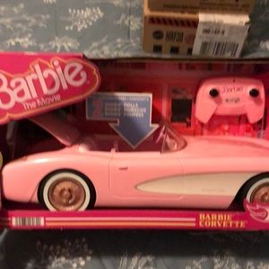 Hot Wheels RC Barbie The Movie Barbie Corvette